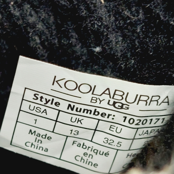 Koolabura By Ugg Kids Victoria Tall Suede Fur Winter Boots D403 - Picture 8 of 10